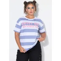 Studio Untold T-Shirt T-Shirt Oversize Shape Blockstreifen Statement