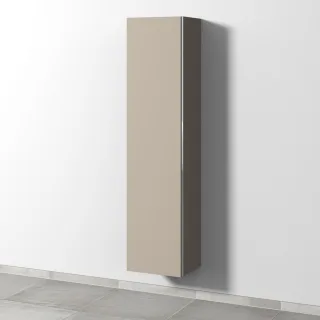 Sanipa 3way Hochschrank mit 1 Tür, Sandgrau-Matt BS11067