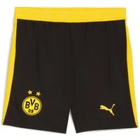 PUMA Trainingsshorts BVB SHORTS REPLICA W/ BLOCKING JR sportlicher Stil, für Fußball, atmungsaktives Material, Regular Fit