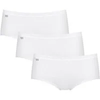 sloggi Midislip Basic+ (3er Pack) Baumwolle, klassischer Stil, bequem, mittelhoher Bund, Softnähte