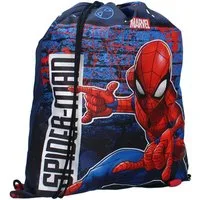 Spiderman Turnbeutel 44x36 cm mit Kordelzug und verstellbaren Schultergurten für Kinder