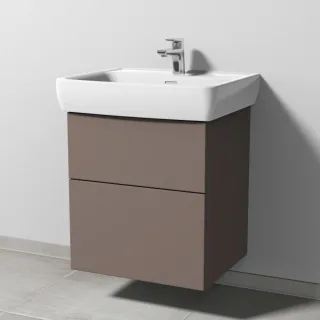 Sanipa 3way Waschtischunterbau zu Laufen Pro A Waschtisch mit 2 Auszügen, Taupe-Matt SP7561T