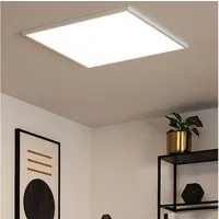 EGLO LED Panel, LED-Leuchtmittel fest verbaut, Warmweiß, Deckenpanel Deckenleuchte Aufbaupanel Wohnzimmerleuchte LED