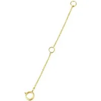 Dear Me Kettenverlängerung Kettenverlängerung Gelbgold 585, Verlängerungskette Weißgold 375, 5 cm, Verlängerungskettchen 14K Gold, 9K Gold Halskette Verlängerung
