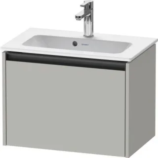 Duravit Ketho.2 Waschtischunterbau wandhängend Betongrau Matt 610x390x440 mm - K25055007070000 K25055007070000