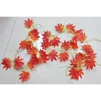 Luna24 simply great ideas... LED-Lichterkette LED Lichterkette Herbstlaub batteriebetrieben Herbstdeko 15776, 20-flammig