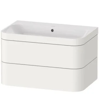 Duravit Happy D.2 Plus c-bonded Set wandhängend Weiß 775x490x480 mm - HP4637N8484 HP4637N8484