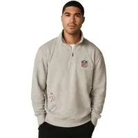 Next Sweater Lizenziertes Sweatshirt mit 1/4-RV und Grafik, NFL (1-tlg)