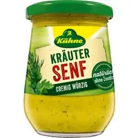 Kühne Saucen, Kuehne Kraeutersenf fein abgestimmt wuerzig kraeftig Senfcreme 250ml