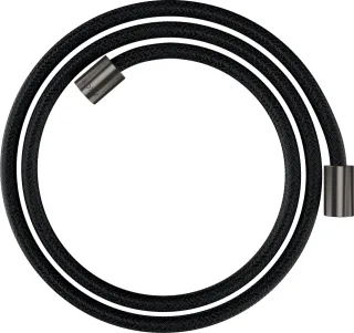 Hansgrohe Textilbrauseschlauch Axor 1600mm mit zylindrischen Muttern, brushed black chrome, 28261340 28261340