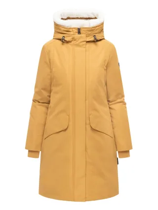 Navahoo Damen Winterparka Bibber-Beauty mit Teddyfutter