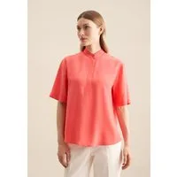 seidensticker Shirtbluse Schwarze Rose 1/2 Rundhals Uni