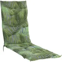 GO-DE Polsterauflage LAKEVIEW, B 50 x L 170 cm, Grün, Relaxauflage, (1 St), Made in Germany, Baumwolle, Polyester, Palmenmotiv