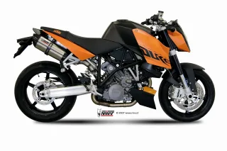 Sport Auspuff MIVV Suono Edelstahl KTM 990 Super Duke LC8 Bj. 2005-2011 +ABE