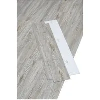 misento Vinylboden selbstklebend in Holzoptik, 32 PVC Planken je ca. 15,2 x 91,4 cm, PVC Bodenbelag 4,46 m², für Fußbodenheizung, Badezimmer, Wohnräume