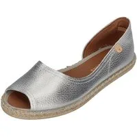 VERBENAS CRUZ nucleo metal al Espadrille Plata