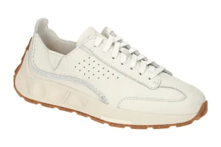 Clarks 26176397 4 CRAFT SPEED Damen Halbschuhe Wei? Leder Komfort Fu?bett