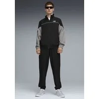 PUMA Jogginganzug WOVEN COLORBLOCK SUIT (2-tlg), Jacke mit hohem Kragen und elastischen Bündchen, Hose mit Kordelzug