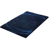 Kleine Wolke Badematte »Mystic«, Badvorleger, Badezimmer Teppich, Höhe 25 mm, rutschhemmend beschichtet, fußbodenheizungsgeeignet, Polyacryl, rechteckig, Badteppich, modernes Design, Hoch-Tief Effekt, rechteckig & rund