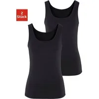 Vivance Tanktop aus luftiger Baumwoll-Qualität (2er-Pack) sommerliche Tops