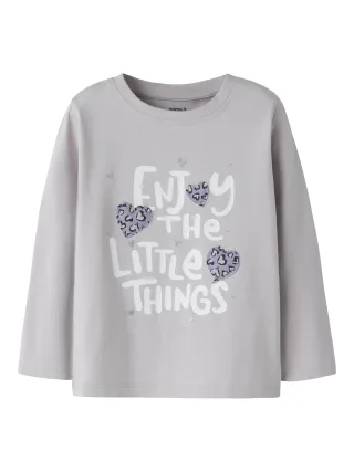 NAME IT - NMFBEARTA LS TOP BOX Lilac Marble - Gr. - 98