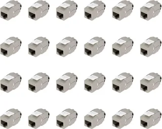LOGILINK CAT.6A Keystone NK40640, geschirmt, 24 Stück