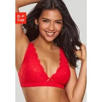 LASCANA Bralette-BH Cara ohne Bügel im edlen High-Apex Design – auch ideal für große Größen