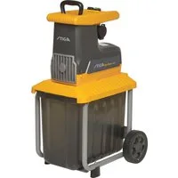 STIGA GARDEN Leisehäcksler Bio Silent 2500, 4 cm max. Astdurchmesser, 2500 W, leise Walzentechnik, mit Stopfer und Rücklauffunktion