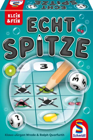 Schmidt Spiele 49406 Echt Spitze Serie Klein und Fein Spiele Würfelspiel bunt