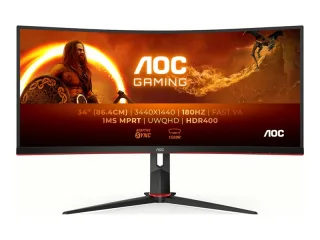 AOC CU34G2XP/BK Curved-Gaming-Monitor 86.4cm (34") | cu34g2xp/bk | UWQHD - VA