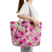 axy Strandtasche Multifunktionale Strandtasche Familie Strandtasche Shopper Damen, Modisch, leicht, Faltbar