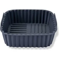 FACKELMANN Silikonform Silikon-Backform, Heißluftfritteusen-Einsatz, Antihaft-Backhilfe