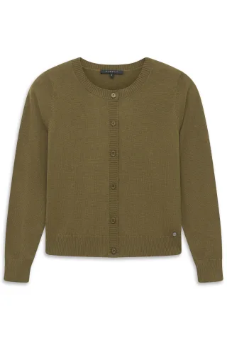 bugatti - Damen Strickjacken oliv - Gr. - L
