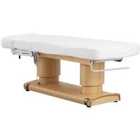 Physa Wellnessliege 200 kg Behandlungsliege Kosmetikliege elektrisch 160W einstellbar weiß