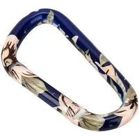 Munkees Karabiner Flower Clip aus Aluminium einzeln, (Einzelartikel, 1 St), Leichter Aluminium-Clip im Flower-Design für Alltag und Outdoor