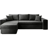 Luxusbetten24 Schlafsofa Designer Sofa Denver, mit Stauraum und Schlaffunktion