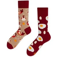 Many Mornings Freizeitsocken Many Mornings Egg and Chicken (1 Paar, 1-Paar, 1 Paar) immer ein dismatching Paar