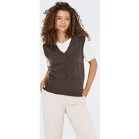 JDY Pullunder JDYELANORA S/L VN VEST KNT NOOS Materialmix mit Stretch