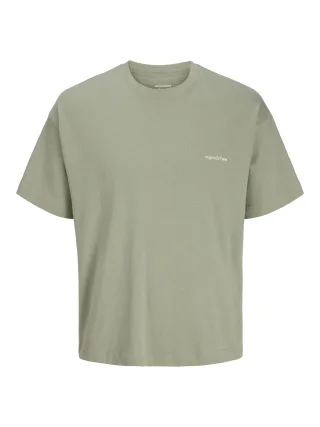 JACK&JONES - JORMONTAUK BACK GRAPHIC TEE SSCN EA26 SN Seagrass - Gr. - XL