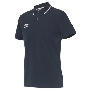 Umbro Kurzärmel -Halshälfte Marine Blue Herren Pique Polo -Hemd 65703u Y70