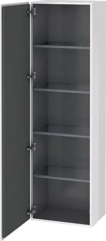 Duravit L-Cube Hochschrank Weiß Hochglanz 500x363x1760 mm - LC1181L8585 LC1181L8585