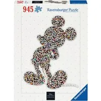 Ravensburger Konturenpuzzle Shaped Mickey, 945 Puzzleteile, Made in Germany