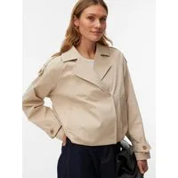 Vero Moda Kurzjacke VMCHELSEA MADDY SHORT JACKET Kunstfaser, im Trenchcoat Style