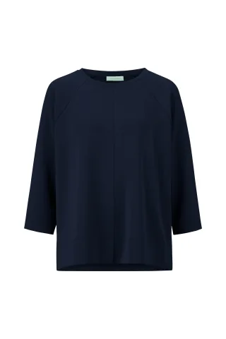 Rich & Royal - sweatshirt with raglan sleeves midnight blue - Gr. - XS