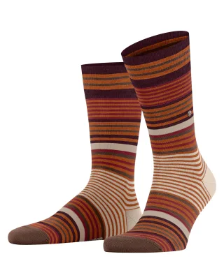 Burlington - Burlington Stripe Herren marigold - Gr. - 43