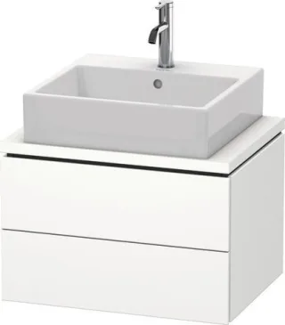 Duravit L-Cube Konsolenwaschtischunterbau wandhängend Weiß Supermatt 620x477x400 mm - LC580508484 LC580508484
