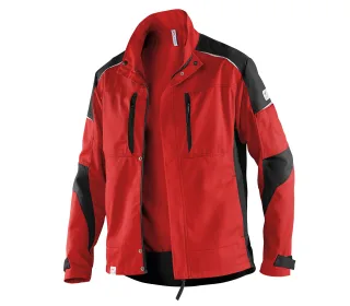 KÜBLER ACTIVIQ Jacke mittelrot/schwarz 4XL - 1250 5365-5599-4XL