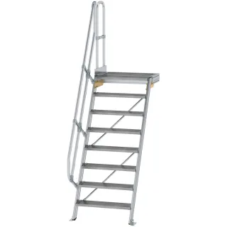 Munk Treppe mit Plattform 60° Stufenbreite 800 mm - 600388