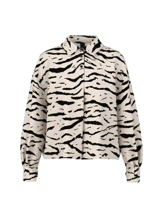 Marc Cain Sports - Bluse mit Print Rethink Together magnolia - Gr. - 46