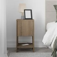 Decortie Nachttisch Ema, Modern Nachttisch, 30 x 30 x 55 cm, Schlafzimmermöbel